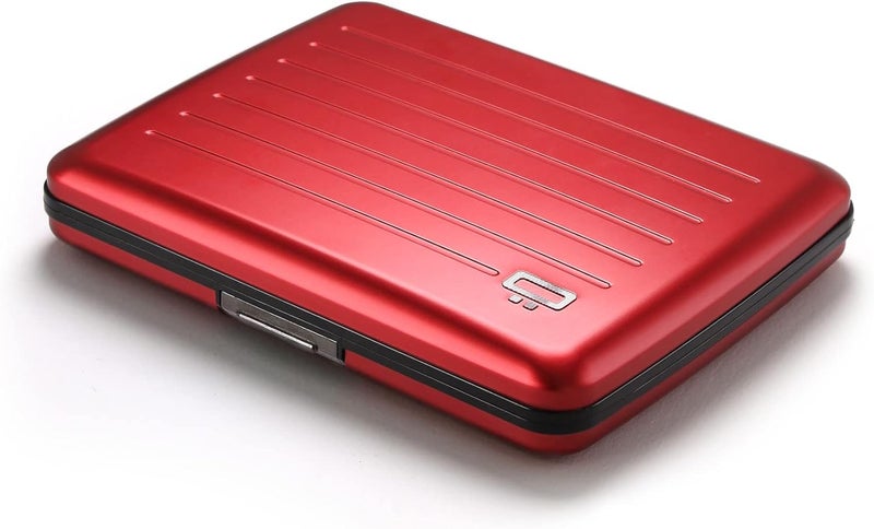 ÖGON -DESIGNS- Aluminum wallet, Large capacity with metal lock, RFID Protection against fraud and demagnetization, Smart Case OSLO Large model - Image 1
